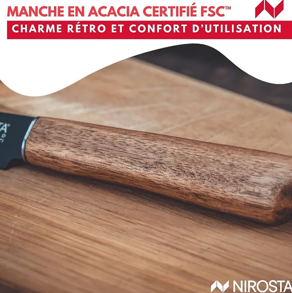 Couteau à légumes 19,5 cm Nirosta Flow