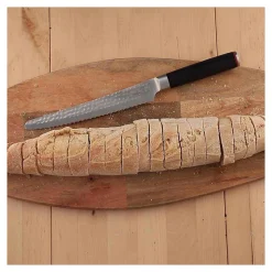 Couteau à pain dentelé Pakka Lame 20 cm - KOTAI - Couteau japonais Gris 20cm / 33cm
