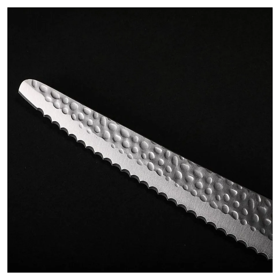 Couteau à pain dentelé Pakka Lame 20 cm - KOTAI - Couteau japonais Gris 20cm / 33cm