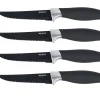 Couteau à steak noir en acier inoxydable Otis vendu par 4 pièces
