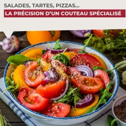 Couteau à tomates lame crantée 11 cm Fackelmann