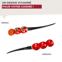 Couteau à tomates lame crantée 11 cm Fackelmann