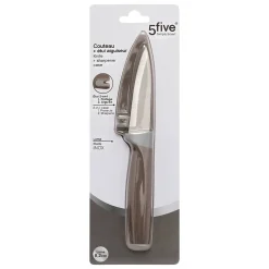 Couteau avec lame 8,20cm et étui doucle fonction - Gris- 5five