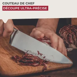 Couteau de chef 33 cm en inox Nirosta Star