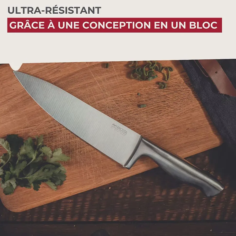 Couteau de chef 33 cm en inox Nirosta Star