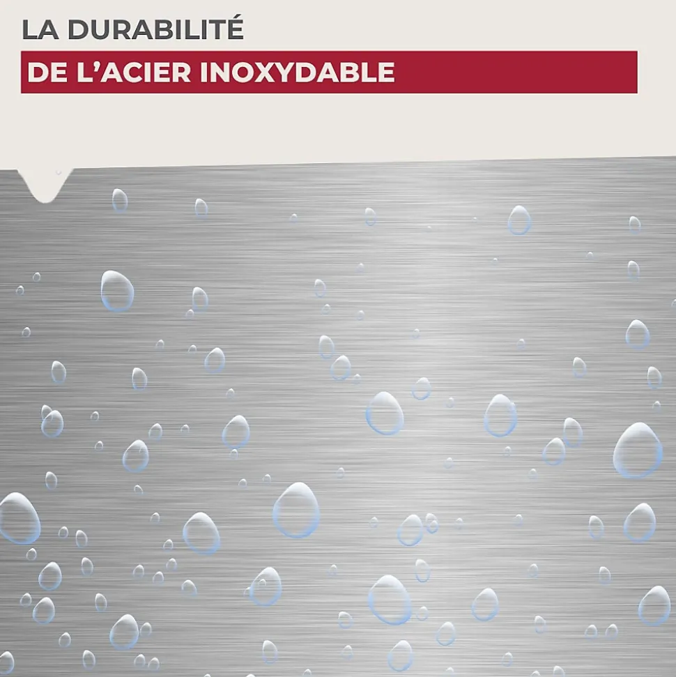 Couteau de chef 33 cm en inox Nirosta Star