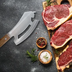 Couteau de chef Taurus FISHTEC lame acier inox 30cr13 manche bois massif