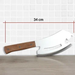 Couteau de chef Taurus FISHTEC lame acier inox 30cr13 manche bois massif