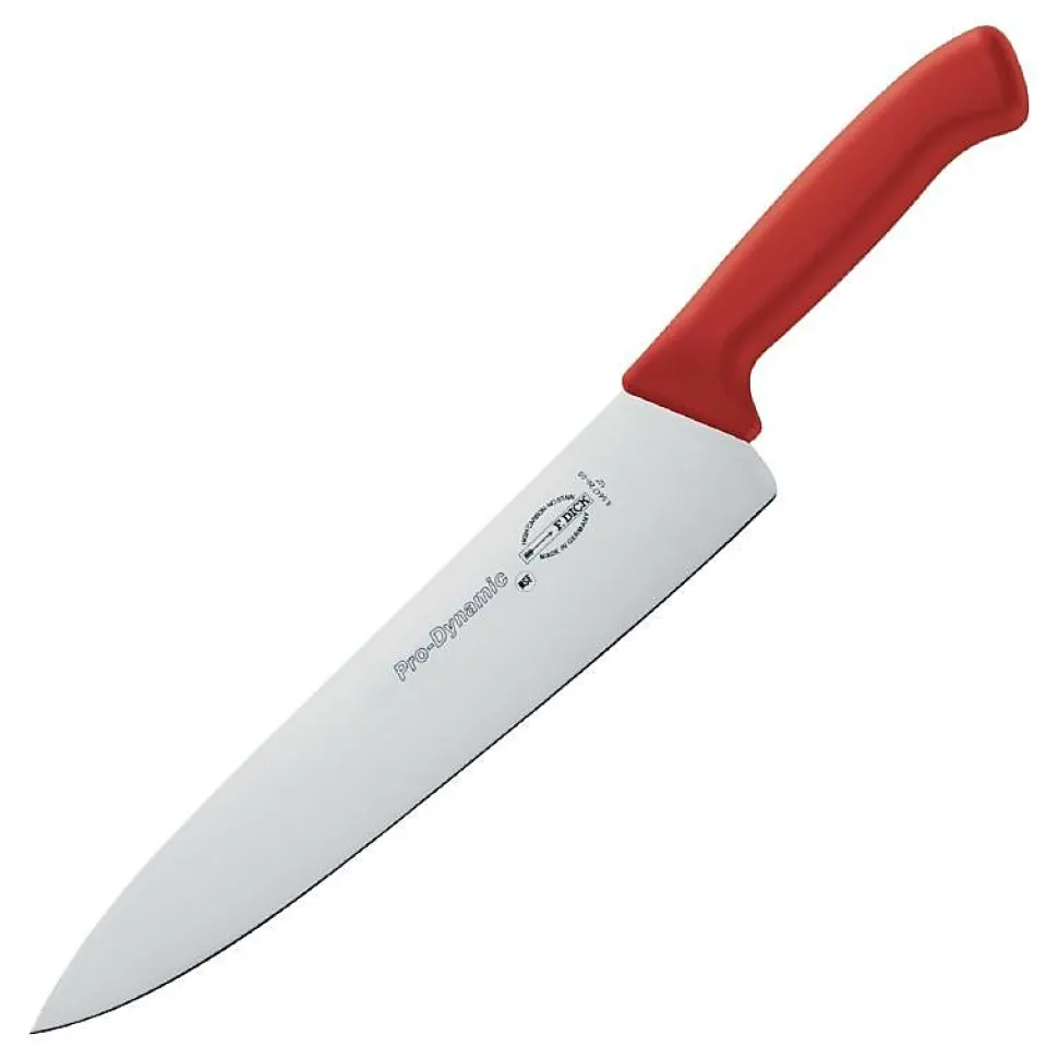 Couteau de cuisinier professionnel rouge - Dick Pro-Dynamic HACCP - 26 cm