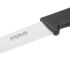 Couteau d'Office Professionnel Lame Droite Noir 75 mm - Hygiplas