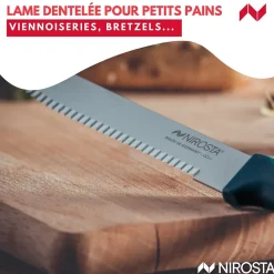 Couteau petit-déjeuner 22,5 cm Nirosta Elemental