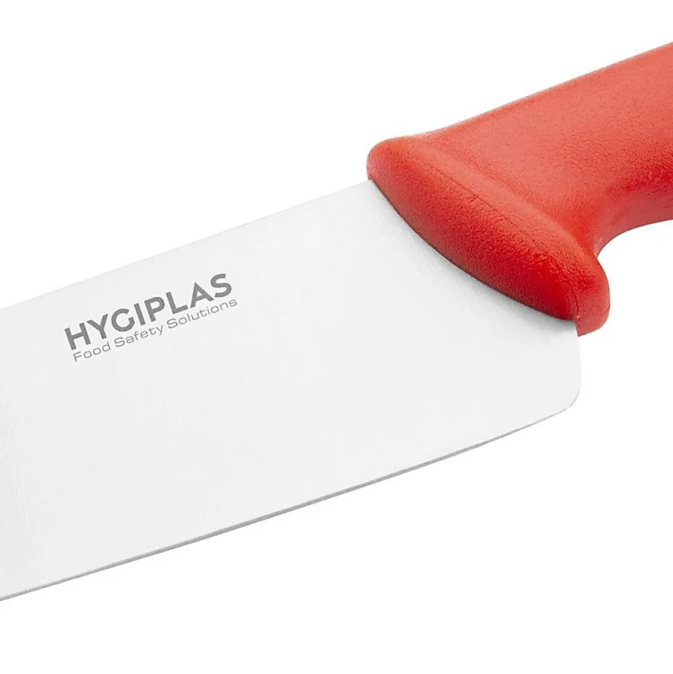 Couteau Professionnel de Cuisinier Rouge 255 mm - Hygiplas