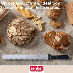 Couteau professionnel pour gâteau 30 cm Zenker Smart Pastry