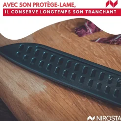 Couteau Santoku 31 cm Nirosta Flow