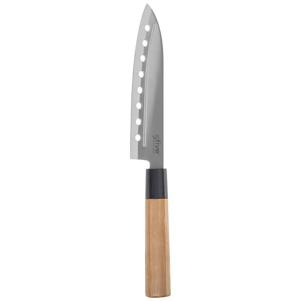 Couteau Santoku bambou - lame 169cm Black Bambou - 5Five