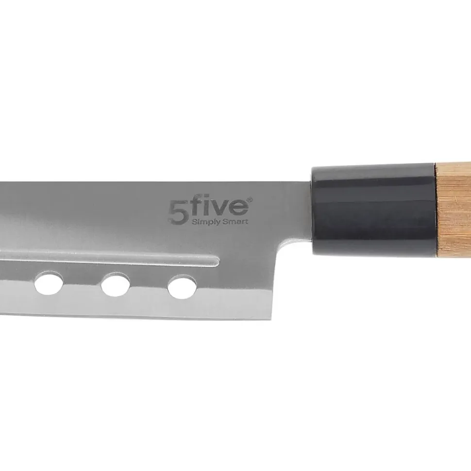 Couteau Santoku bambou - lame 169cm Black Bambou - 5Five