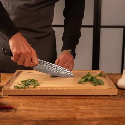 Couteau Santoku Hashi Tsuchime Lame 17 cm - KOTAI - Couteau japonais Gris