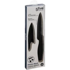 Couteau utilitaire céramique - lame125cm Absolu Black - 5Five