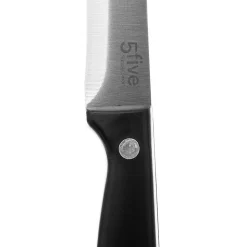 Couteau utilitaire inox - lame 13cm Essentiel Black - 5Five