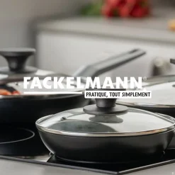 Couvercle de cuisson en verre 24 cm Fackelmann