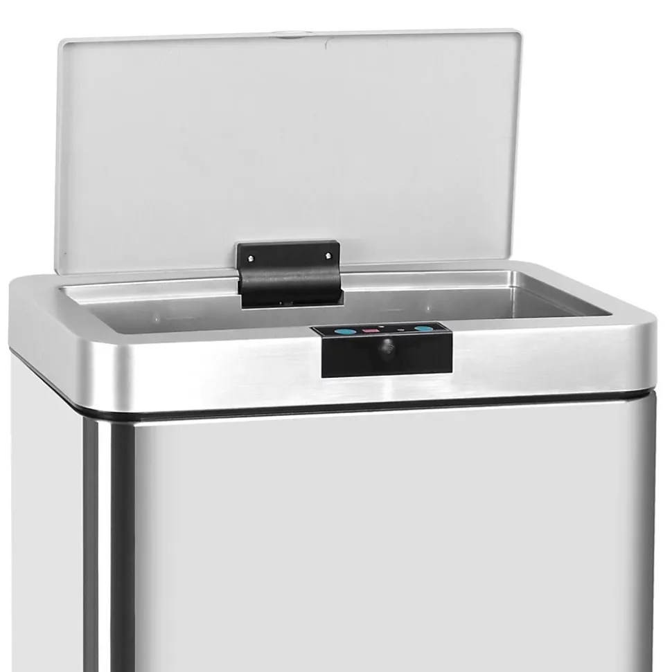 Couvercle de poubelle automatique DAYTONA Argent