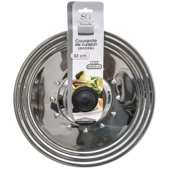 Couvercle en inox universel 26/28/30cm - 5Five