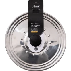 Couvercle en inox universel 26/28/30cm - 5Five