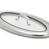 Couvercle en verre Miramar pour poêle à gratin ovale 49442 - Pujadas