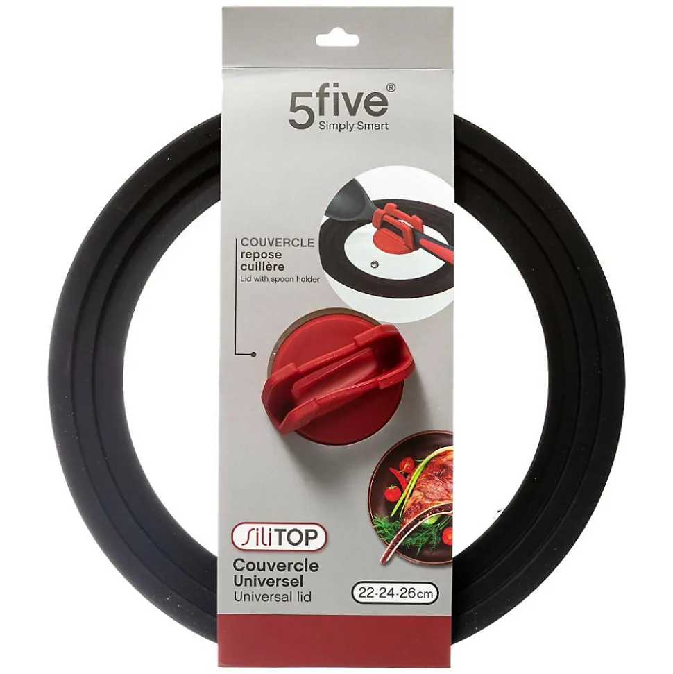 Couvercle en verre universel- 22/24/26 cm Silitop - 5Five