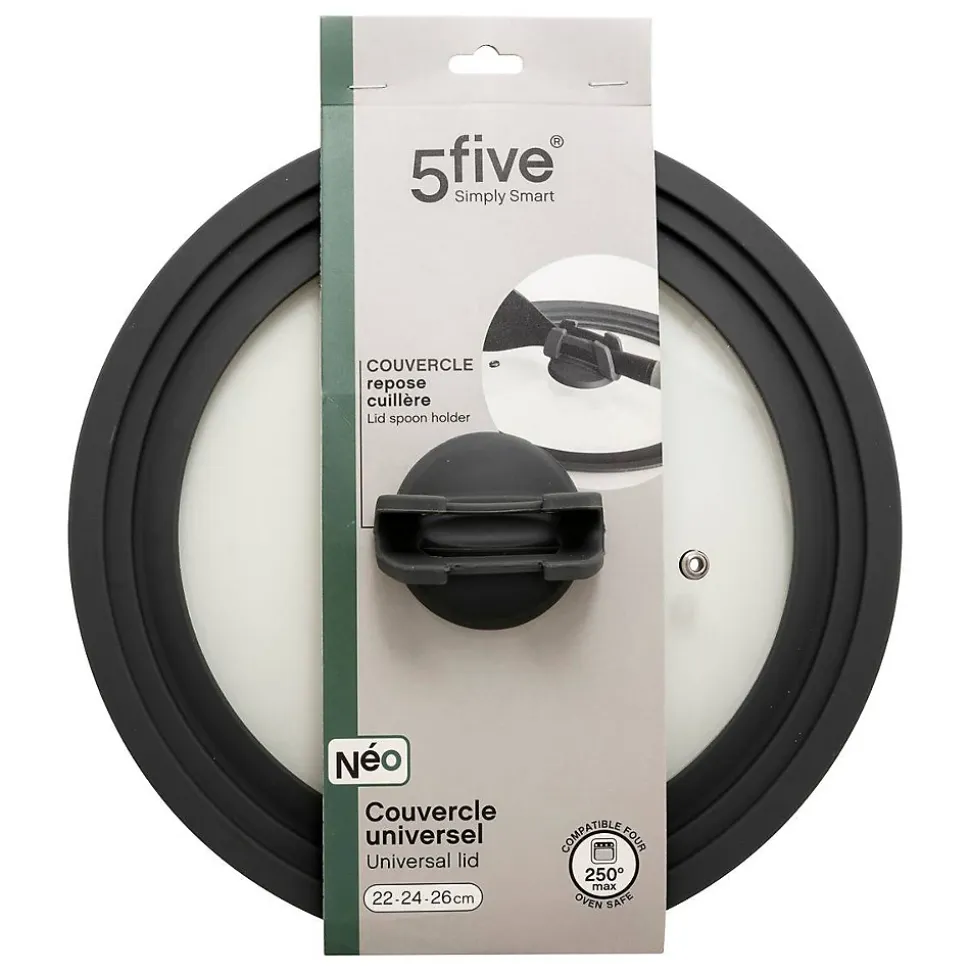 Couvercle en verre universel- 22/24/26 cm Silitop - 5Five