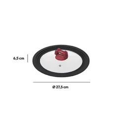 Couvercle en verre universel- 22/24/26 cm Silitop - 5Five