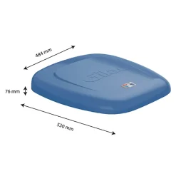 Couvercle Gilactiv pour support sac 120 L - bleu