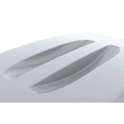 Couvercle pour poubelle rectangulaire Durabin 60 litres - Blanc