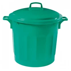 Couvercle pour poubelle ronde tri sélectif 75 L - vert