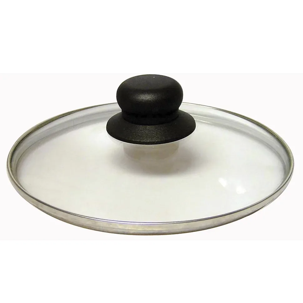 Couvercle verre 26 cm + bouton bakélite