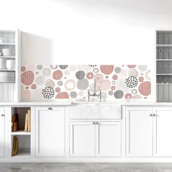 Crédence à coller Pierre Doodle 200 x 60 cm