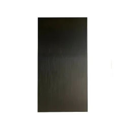 Crédence - Fond de hotte - Aluminium Anodisé Brossé Noir - H60cm x L70cm