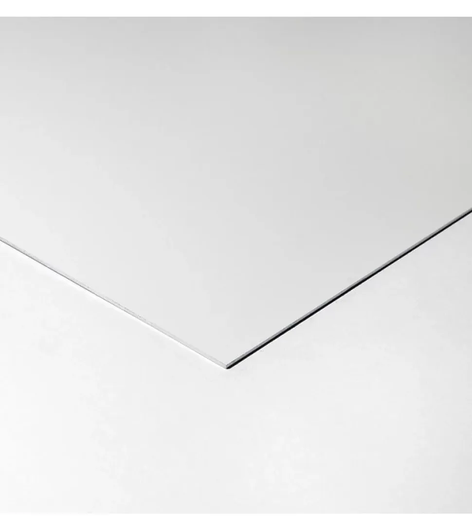 Crédence - Fond de hotte - Aluminium Blanc RAL 9010 sat - H50cm x L60cm