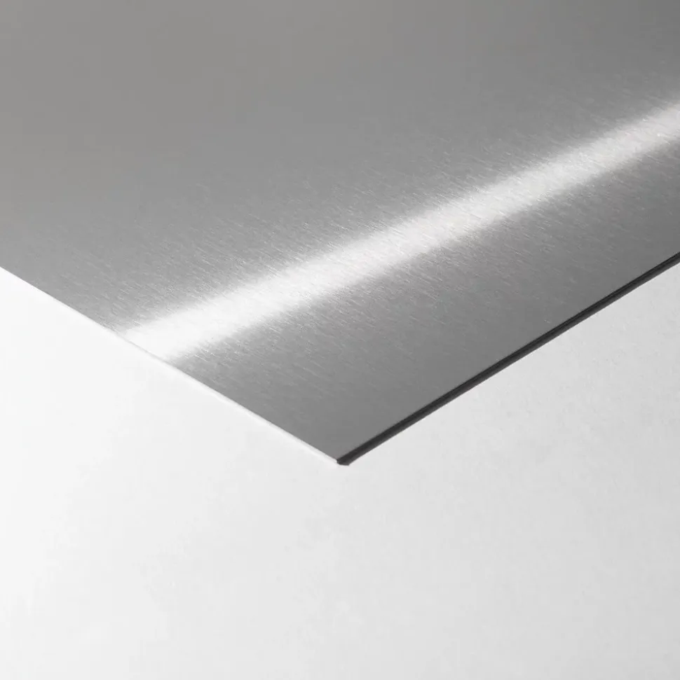 Crédence - Fond de hotte - Inox Brossé - H500mm x L700mm de 1mm