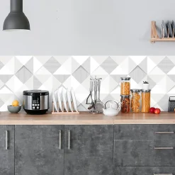 Crédence adhésive art déco géo 60x200 cm