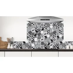 Crédence adhésive carreaux en aluminium Exa