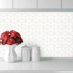 Crédence Adhésive Cube Retro 300 x 50 cm