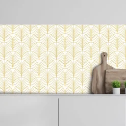 Crédence adhésive design art déco 30x70 cm
