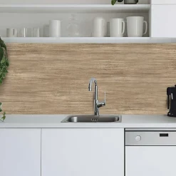 Crédence adhésive effet bois 30x70 cm