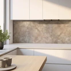 Crédence adhésive effet béton cuivré 60x200 cm