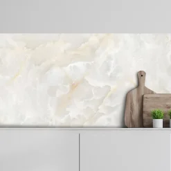 Crédence adhésive effet marbre 60x300 cm