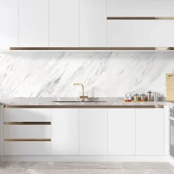 Crédence Adhésive Marbre Imitation 100 x 60 cm