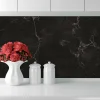 Crédence Adhésive Marbre Noir 200 x 40 cm