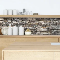 Crédence adhésive pierre de parement 60x200 cm