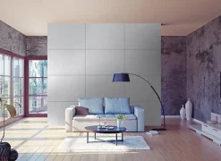 Crédence aluminium blanche 120 x 80 cm